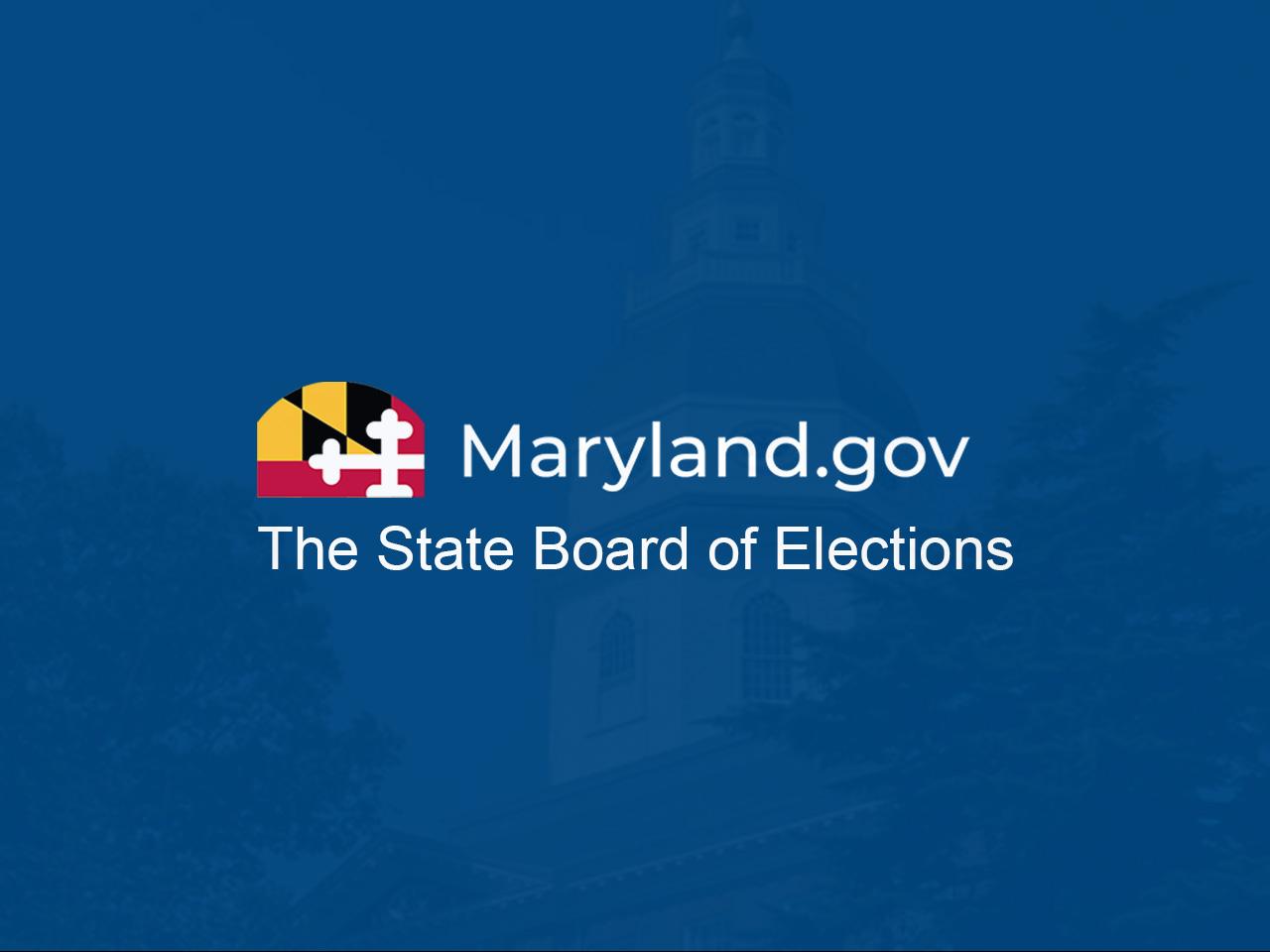 MD Board of Elections