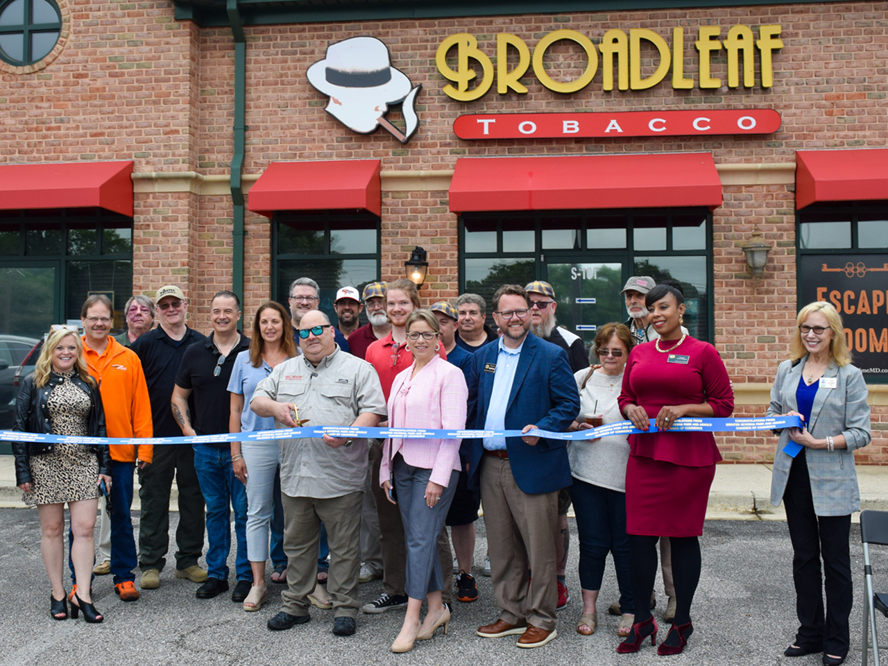 Broadleaf Tobacco Ribbon Cutting