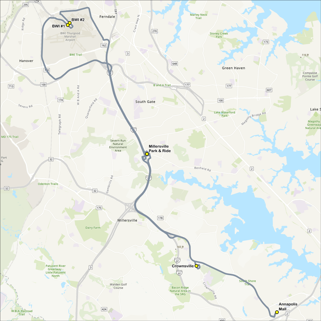 Gold Route - August 2024