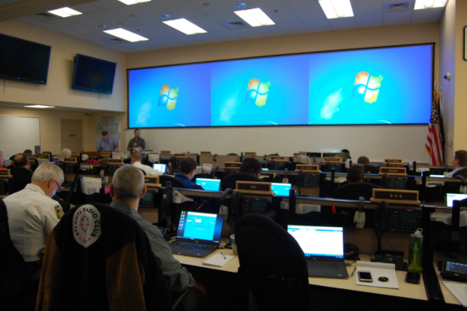 Employees in the Emergency Operations Centers
