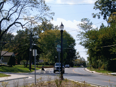 Street Light on corner