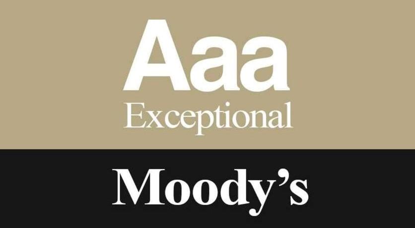 Triple AAA Bond Rating from Moody's