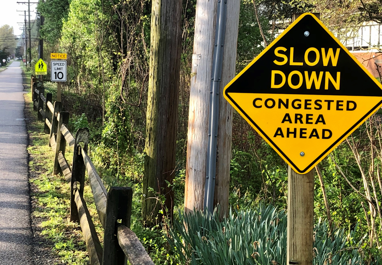 Anne Arundel County Trails Safety Sign