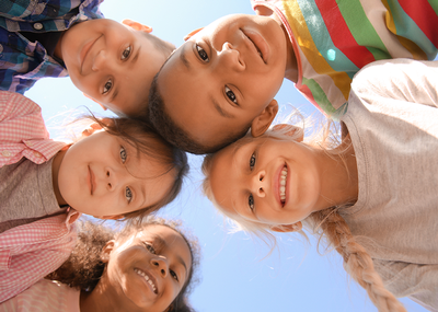 Group of Elementary School Age Children