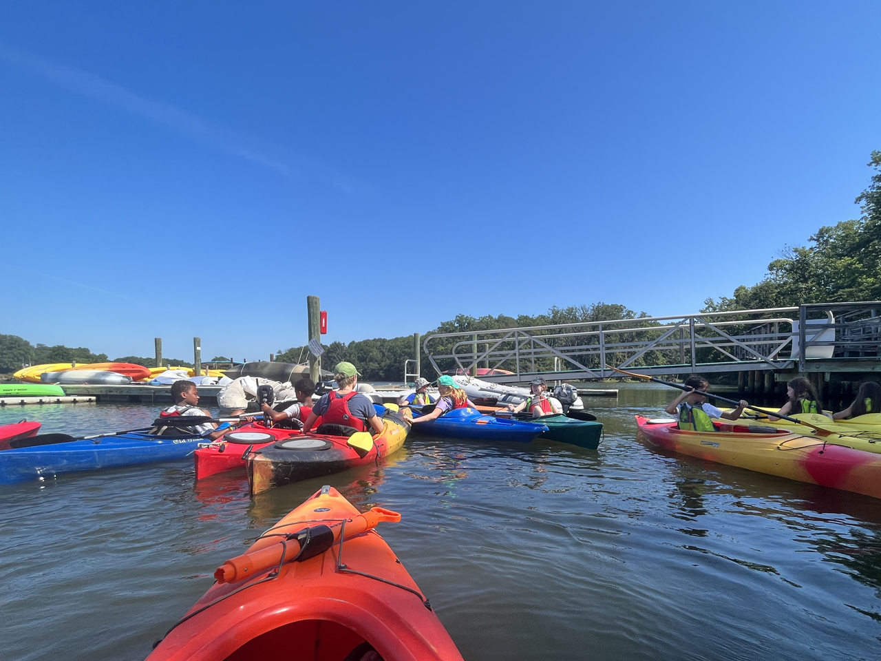 Kayaking at Quiet Waters Park