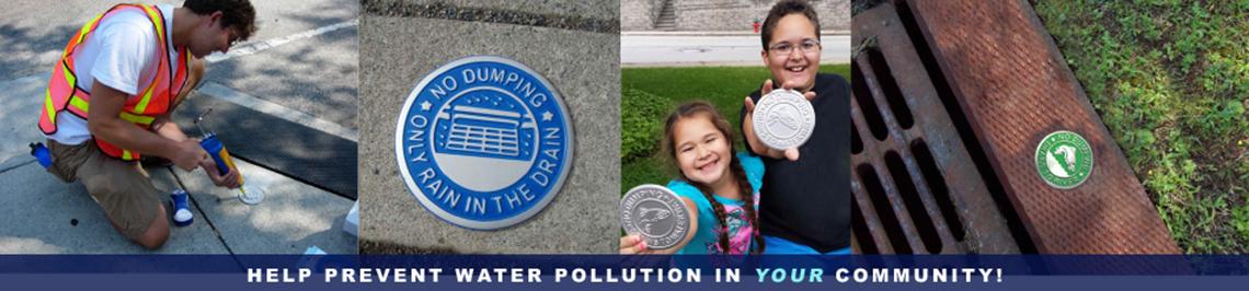 Collage of Storm Drain Markers