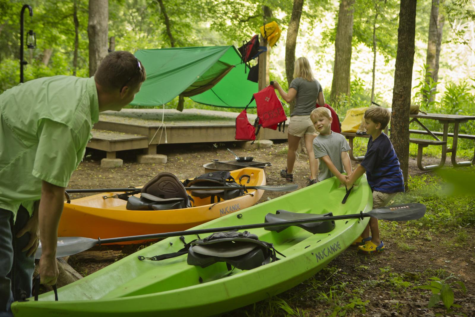 Paddle-In Camping