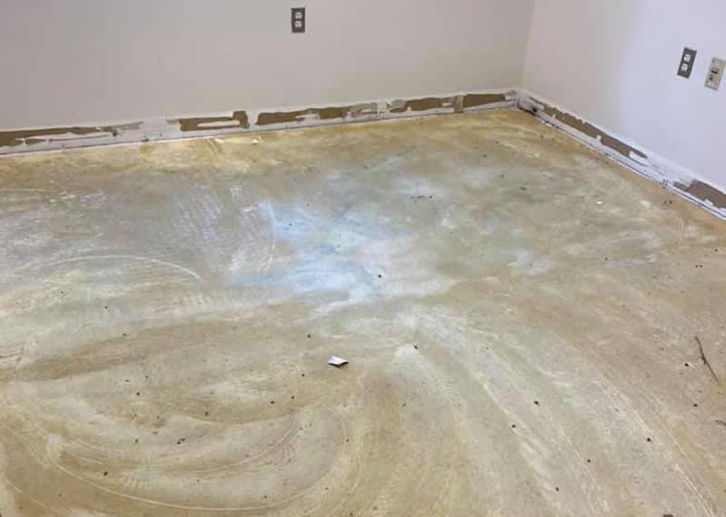 concrete floor