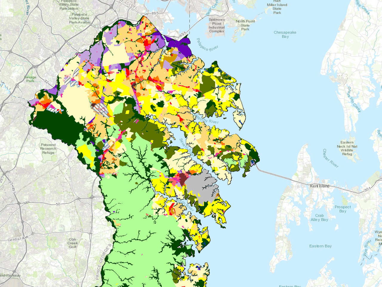 Geographic Information Systems (GIS) of Anne Arundel County