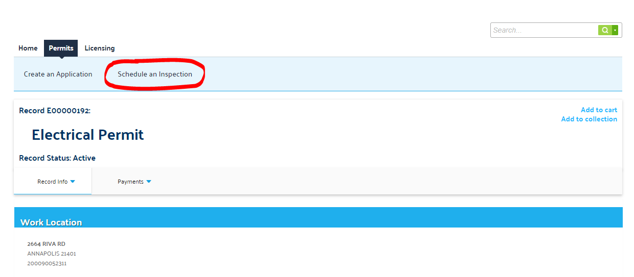Schedule an Inspection Anne Arundel County Government