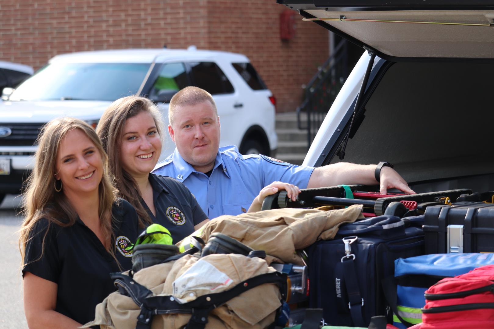 Mobile Team loading a stretcher