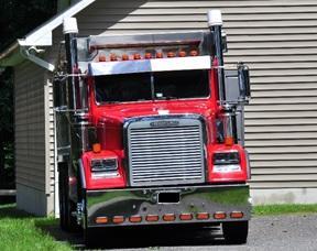 OversizedCommercial Vehicle on Residential Property