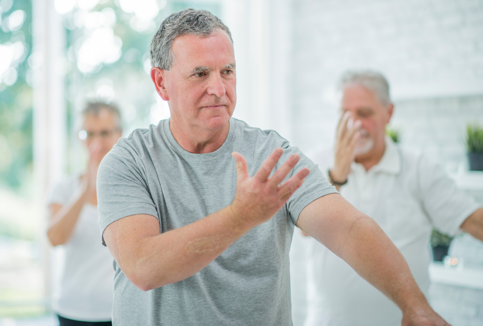 Man doing tai chi