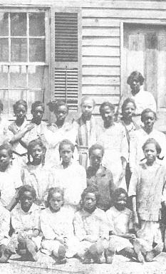 old photograph of school children