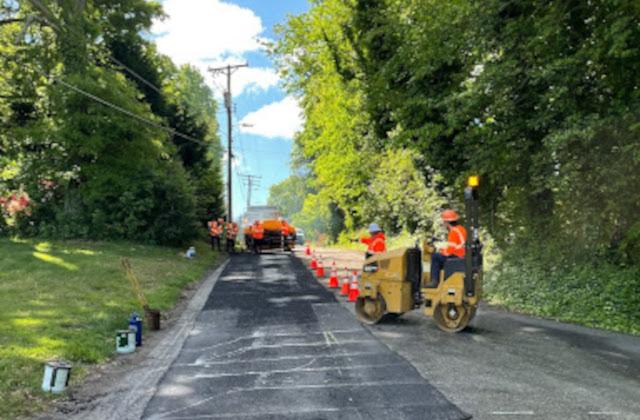 Asphalt Repair on road