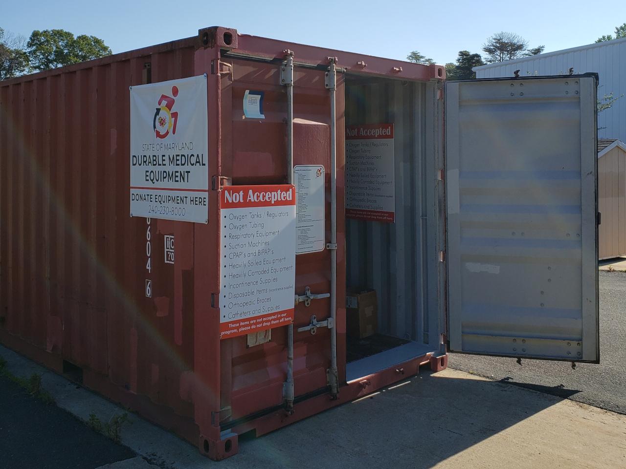 Donation Storage Container