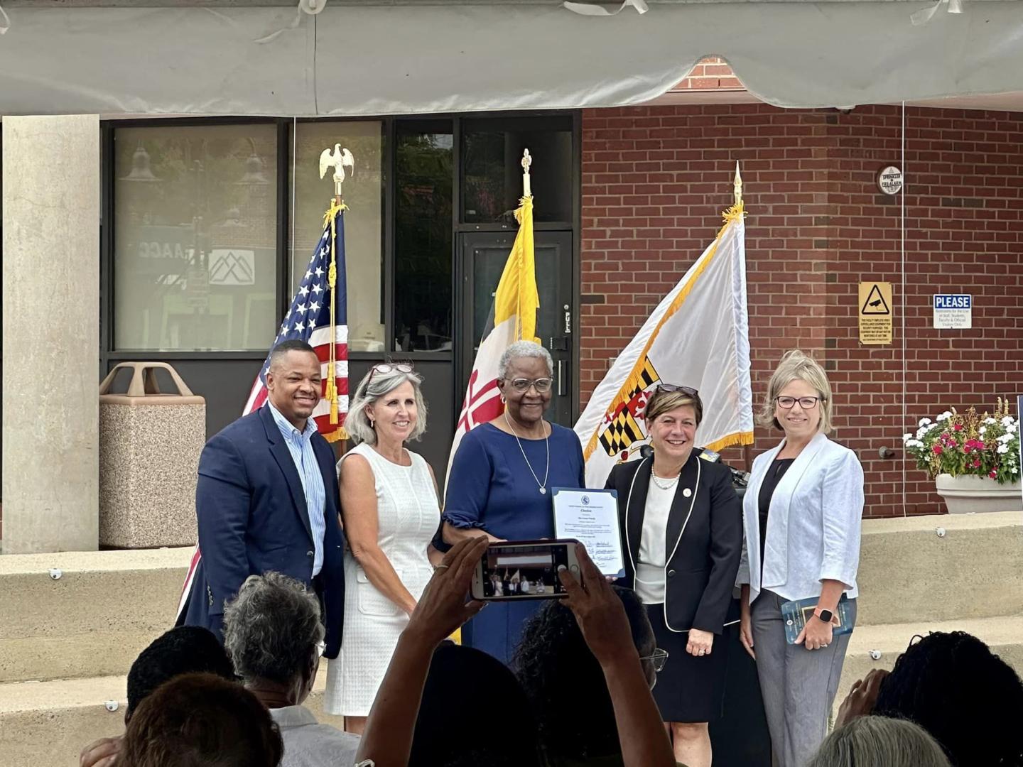 Sara Carter Ceremony - Group Photo