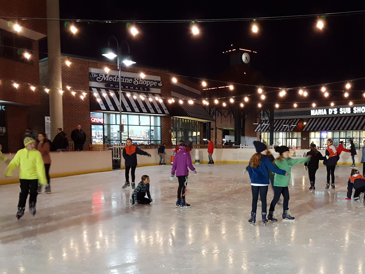 outdoor ice skating rink