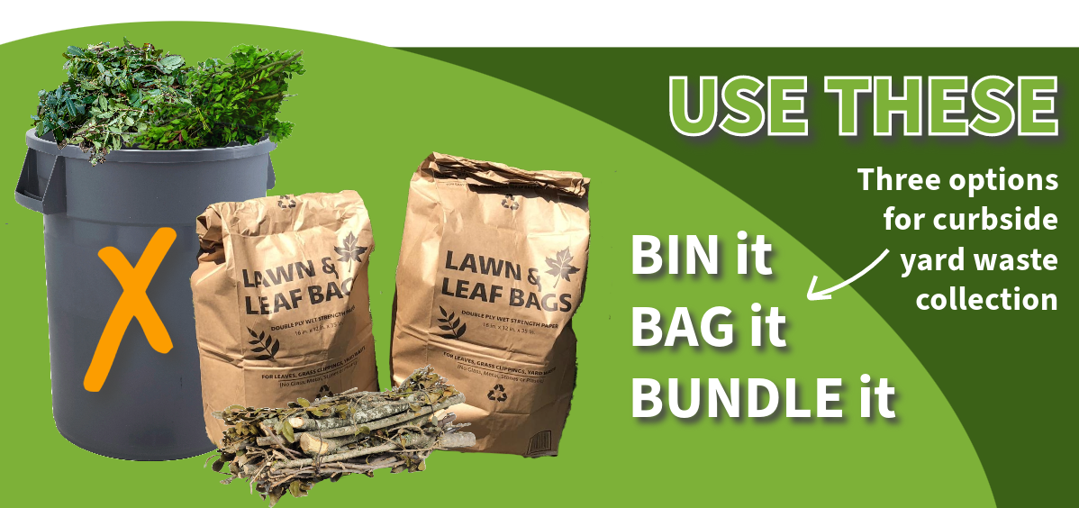 Paper Lawn/Leaf Bag - 30 Gallon, Printed S-13523 - Uline