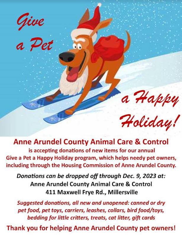 Animal Control Donations Flyer 2023