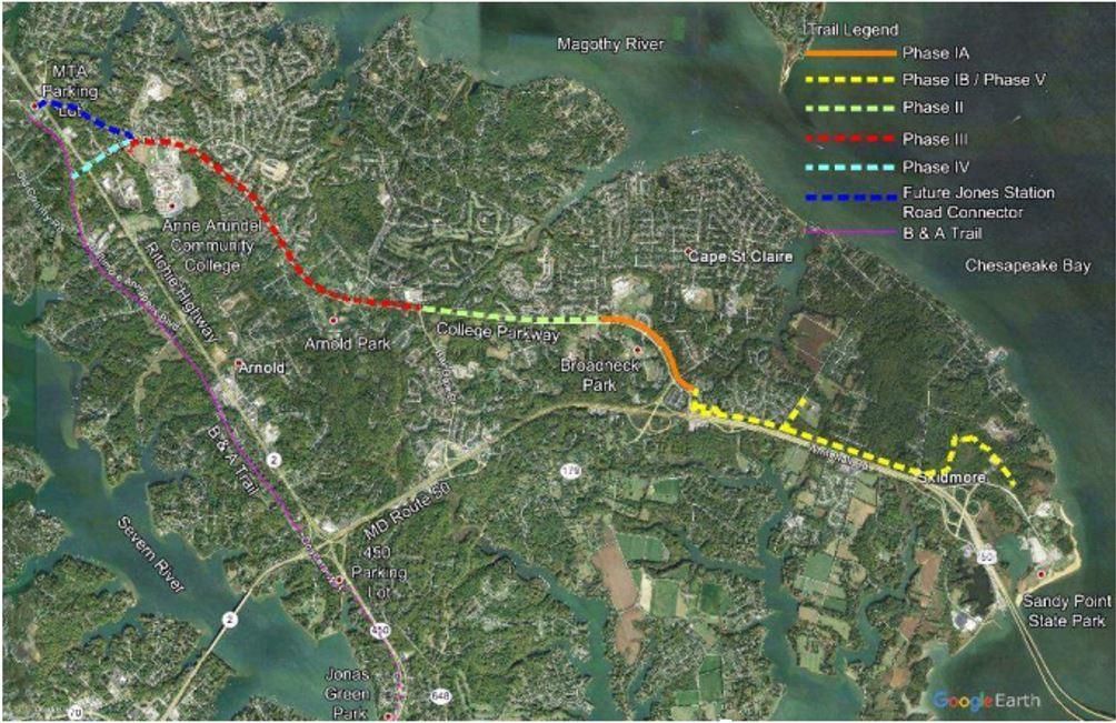 Broadneck Trail Map Image