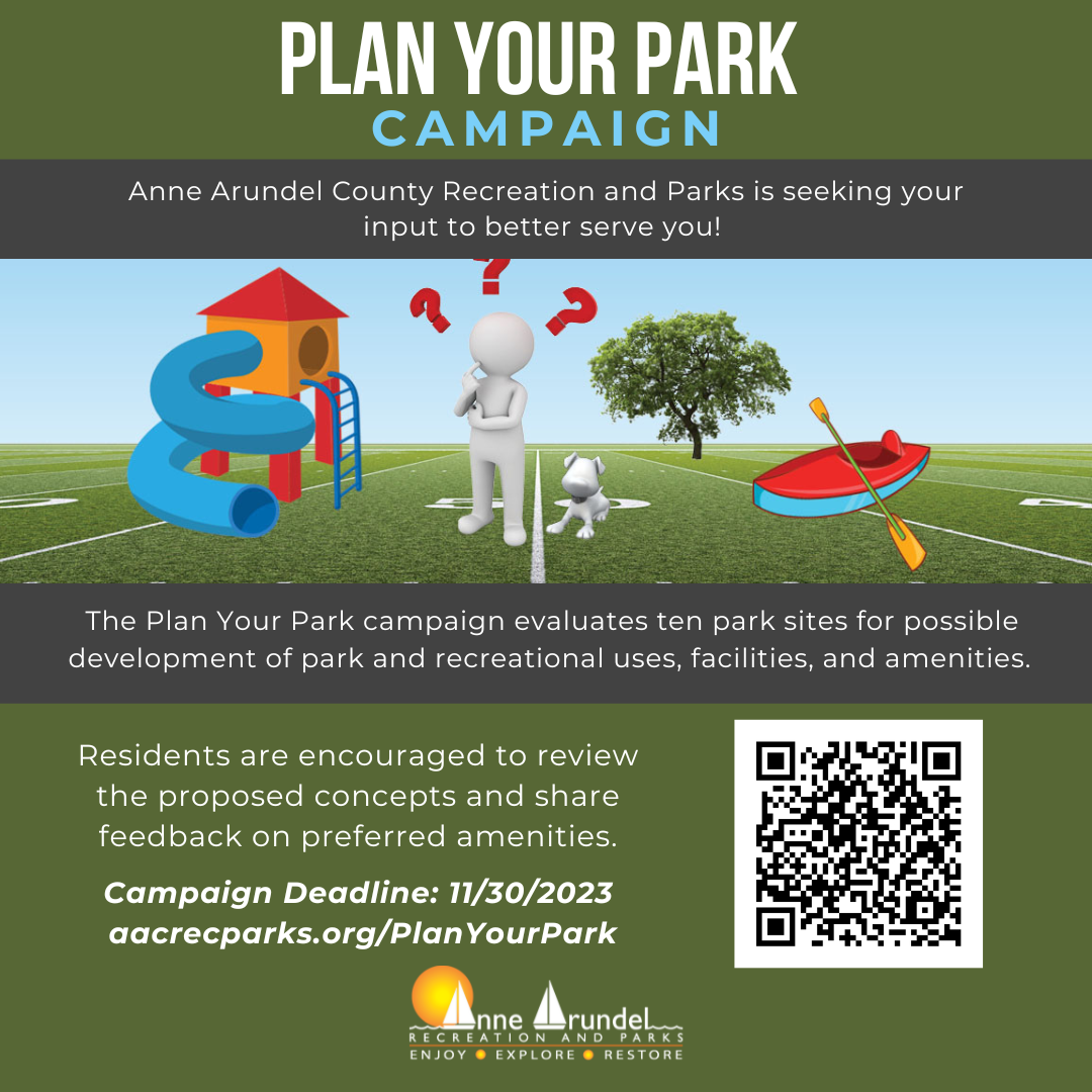 Flyer for plan your park campaign