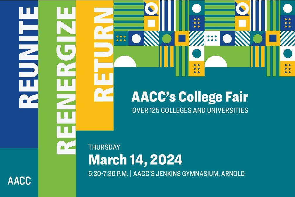 Anne Arundel Community College (AACC) 2024 College Fair Anne Arundel