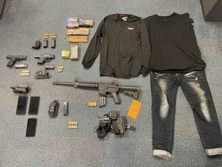 Guns, drugs and clothes