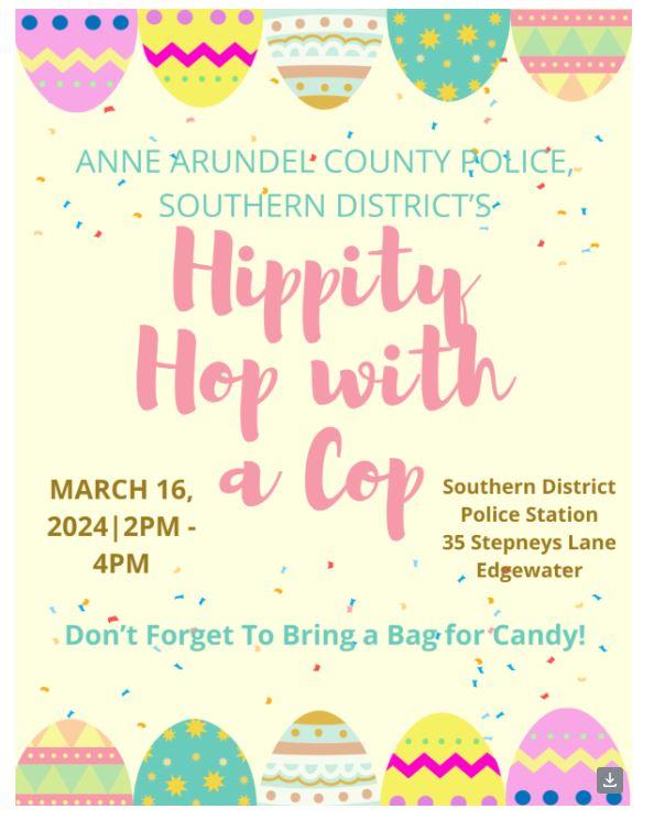 Hippity Hop with a Cop Flyer