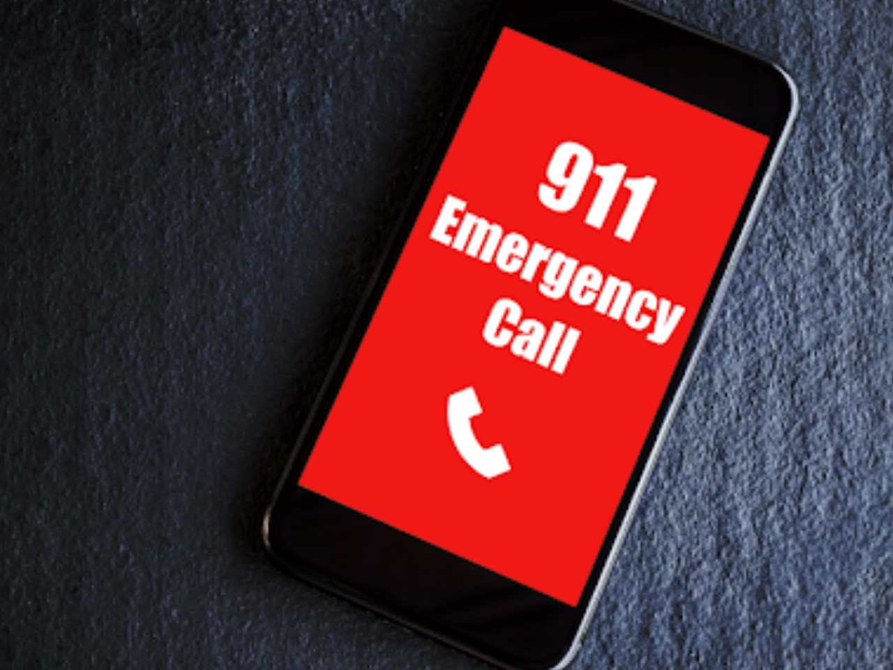 911 Emergency Call Phone