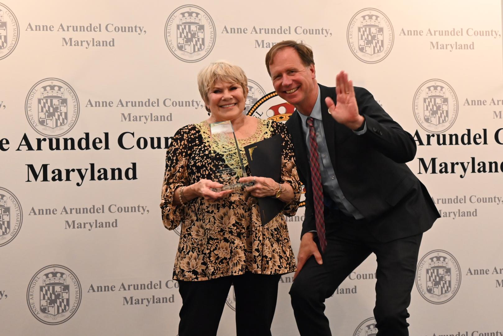 Steuart Pittman with Award Winner