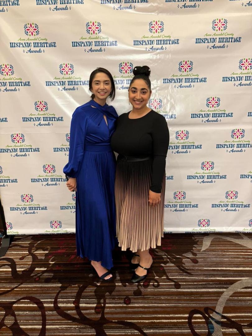 Alison Flores and Alejandra Melnyk from the Office of Hispanic/Latino and Multicultural Resources