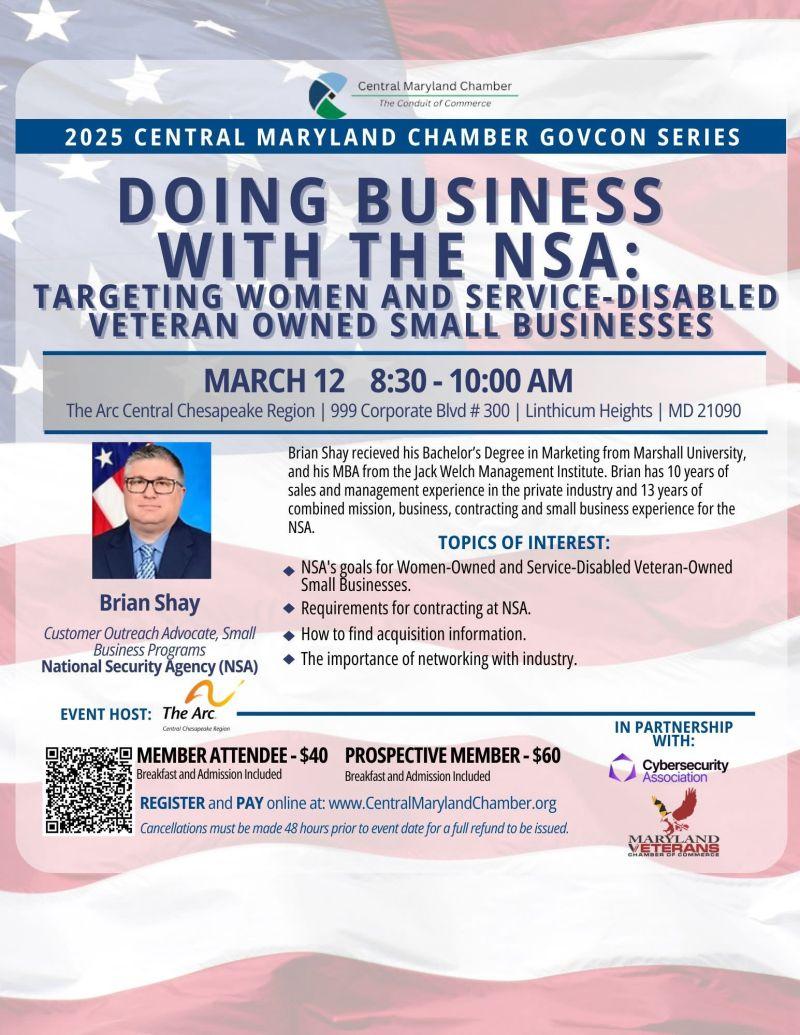 Doing Business with the NSA Event Infographic