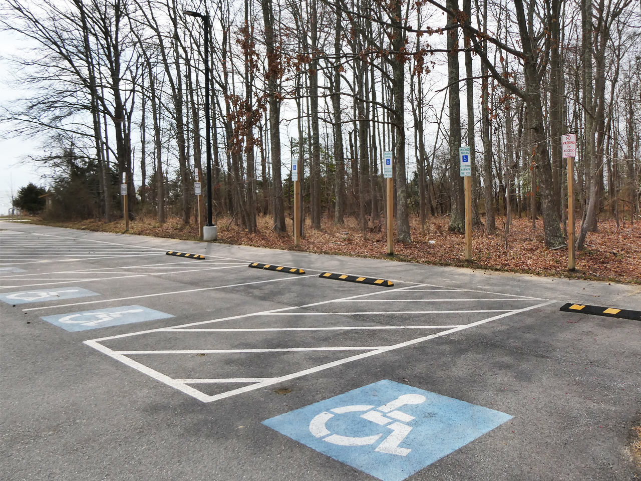 Beverly Triton Nature Park Beach Accessible Parking Lot
