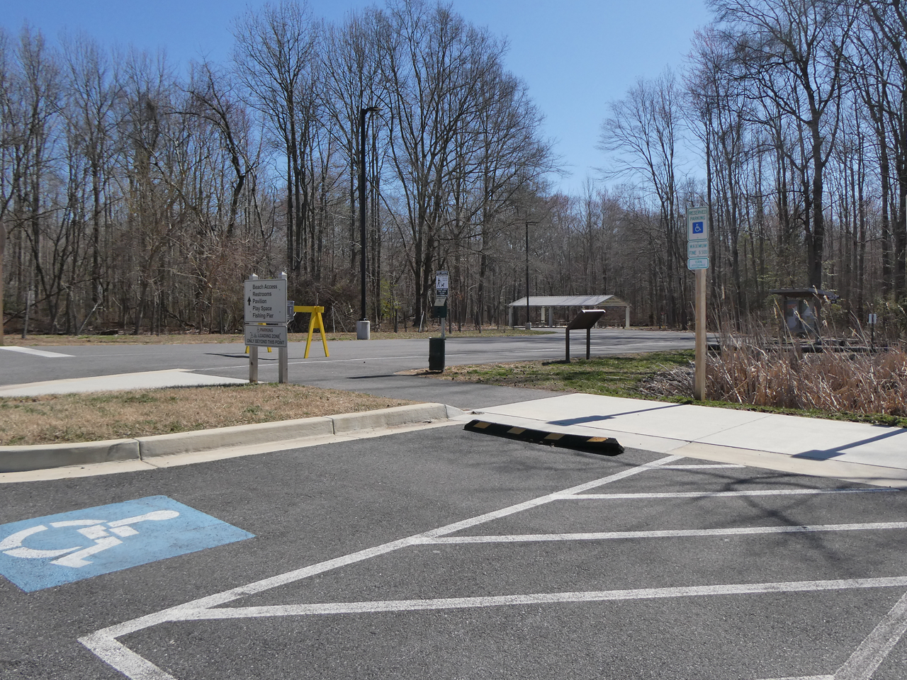 Beverly Triton Nature Park Main Accessible Parking Lot