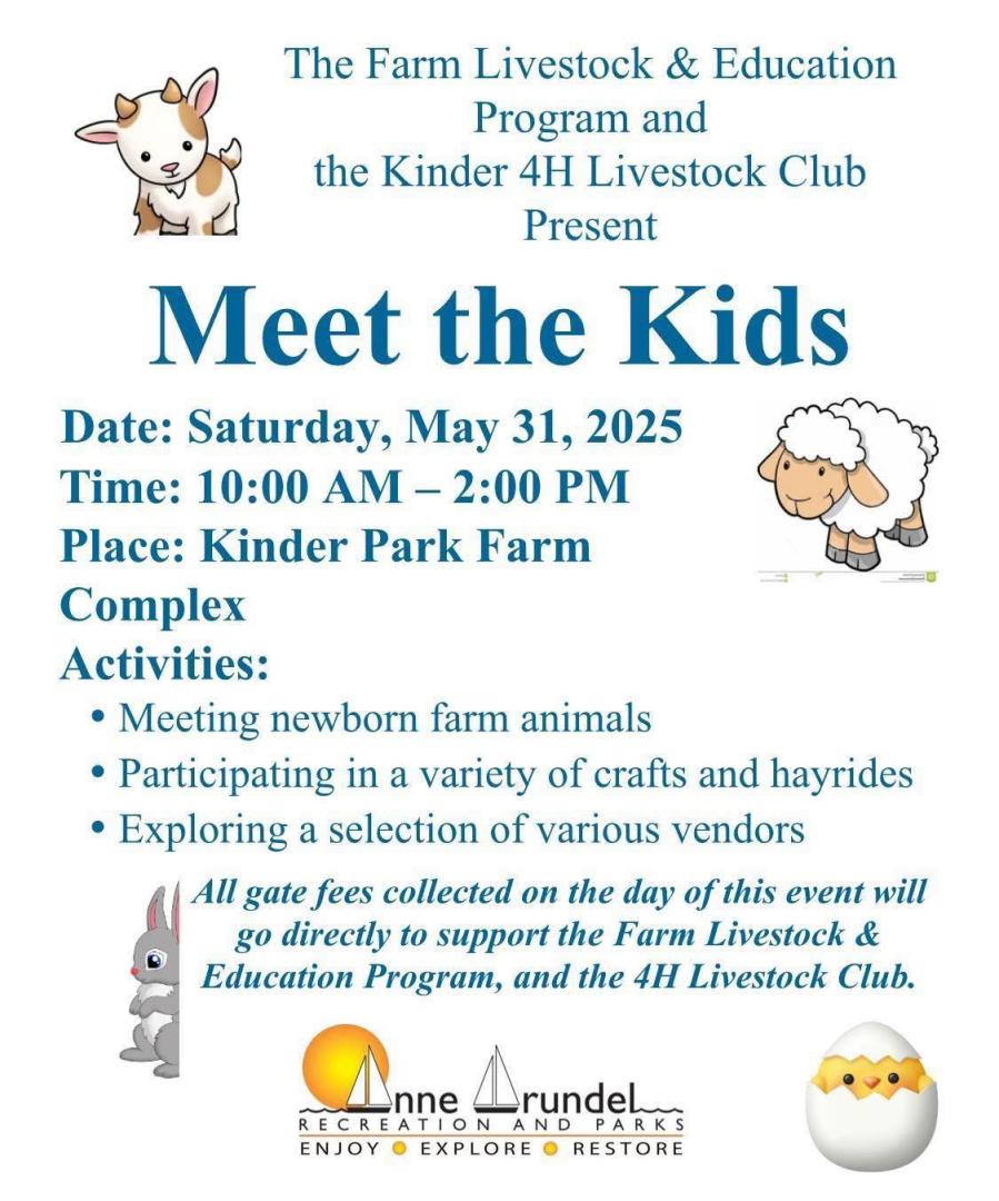 Meet the Kids" at Kinder Farm Park!