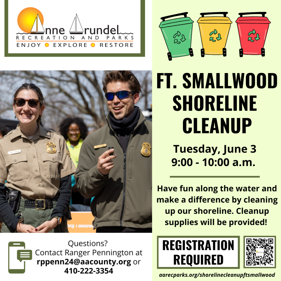 Fort Smallwood Shoreline Cleanup June 3, 2025