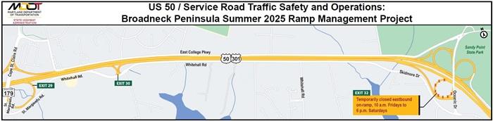 US 50 Ramp Management 2025