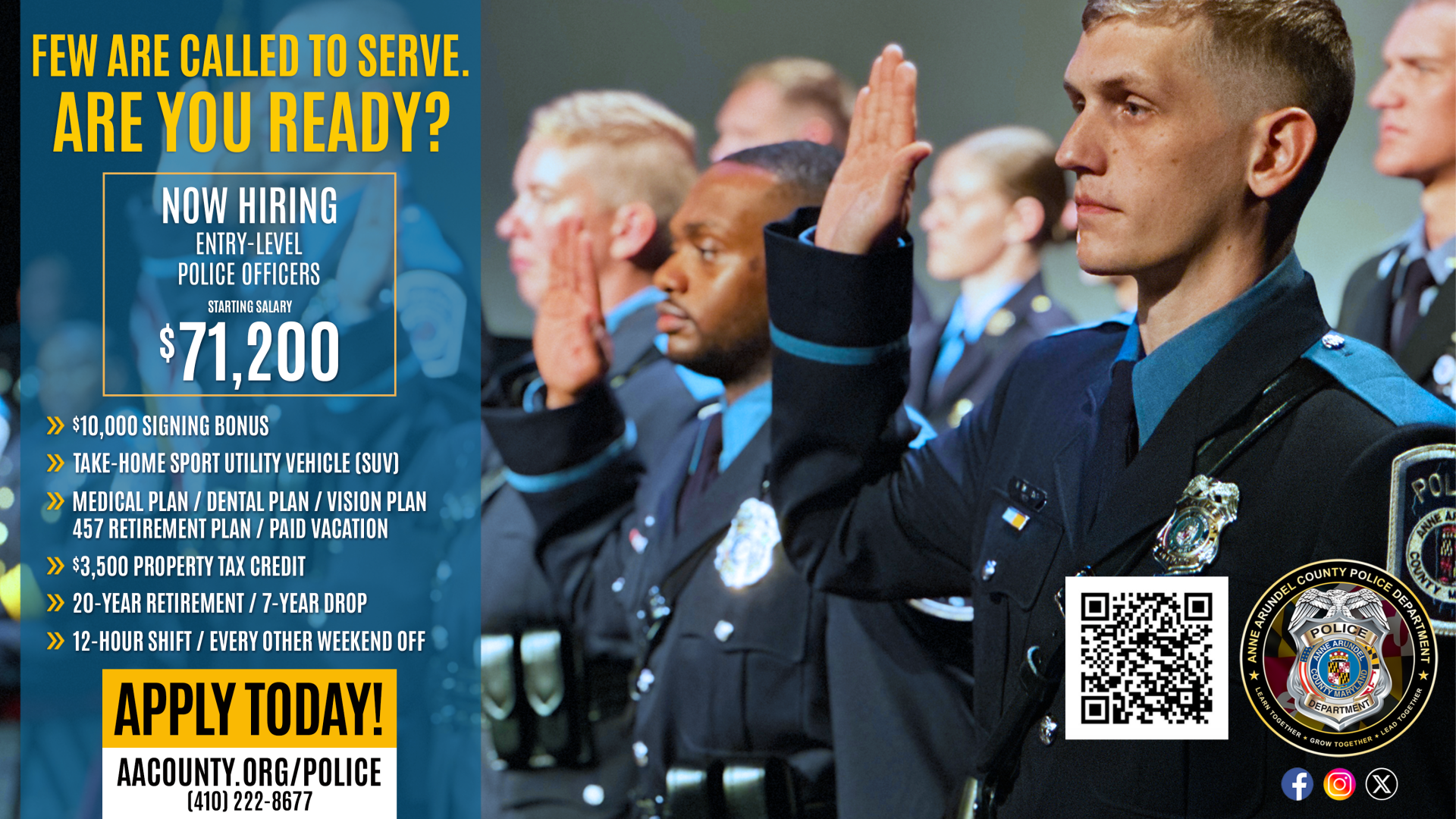 Entry Level Police Banner