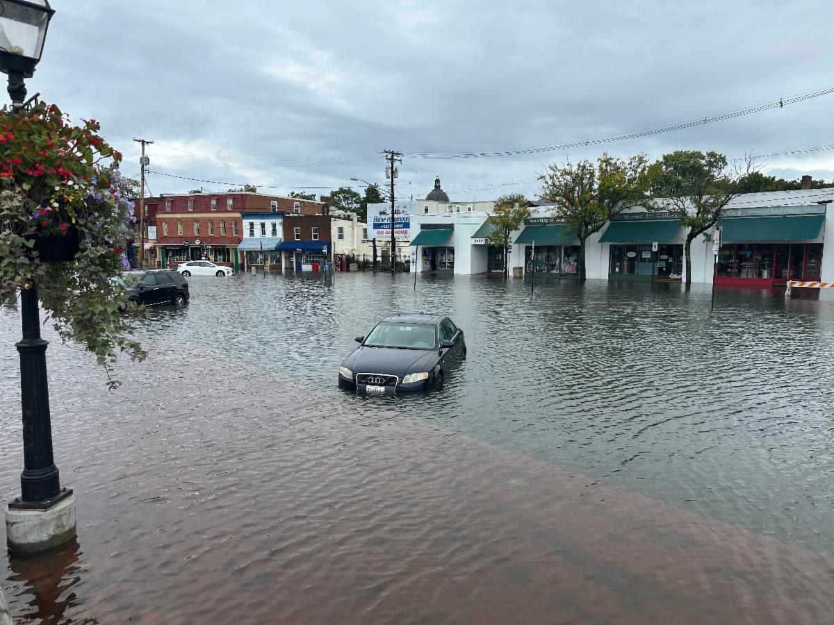 city dock flooding