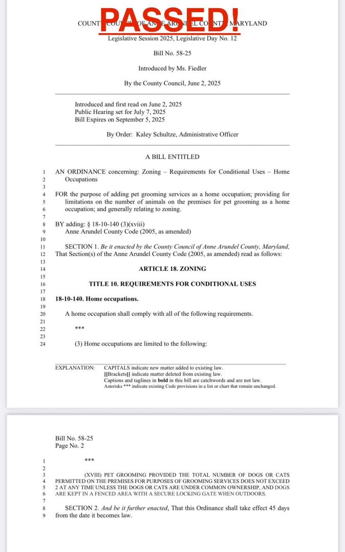 58-25 bill passing