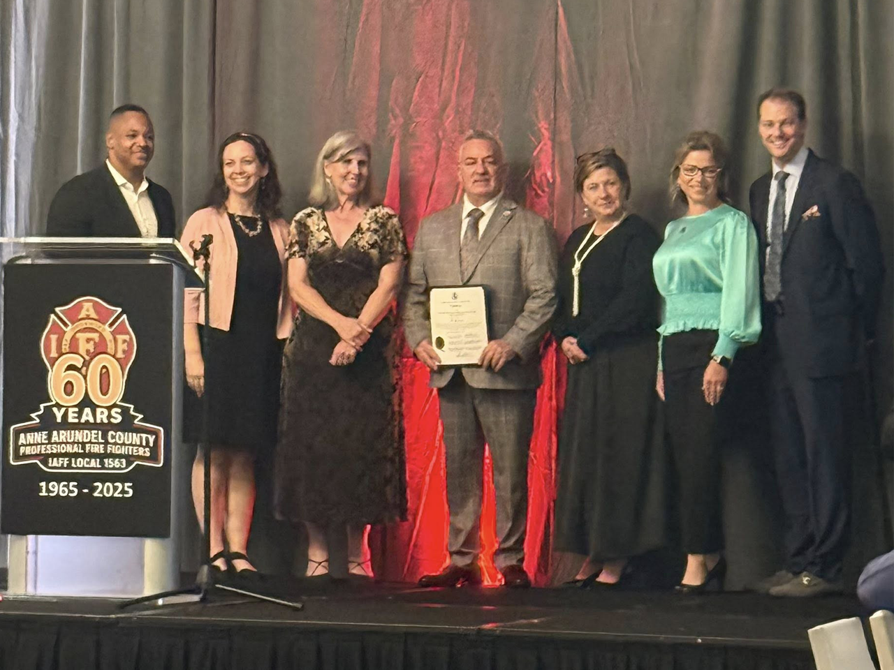 Anne Arundel Firefighters 60th Anniversary Dinner