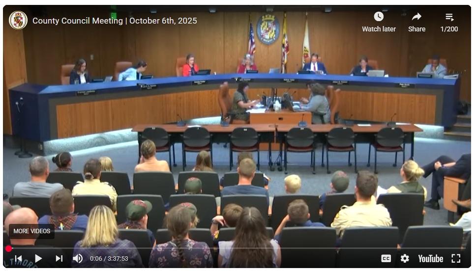 County Council Chambers at Arundel Center