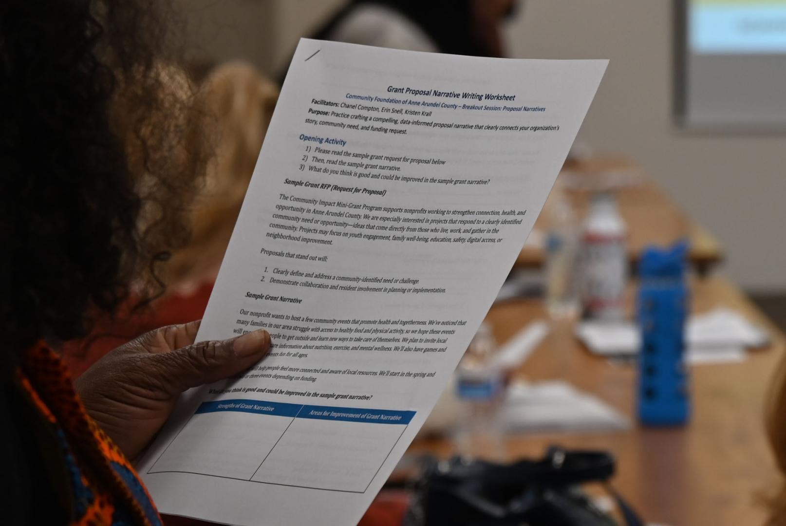 Grants Workshop 2025