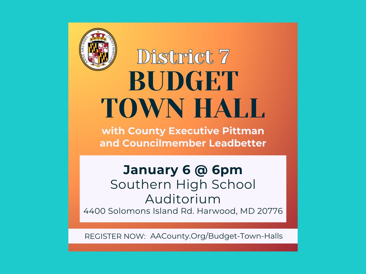 District 7 Town Hall