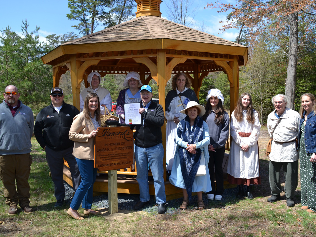 Hancock's Resolution Historic Farm Park Gazebo