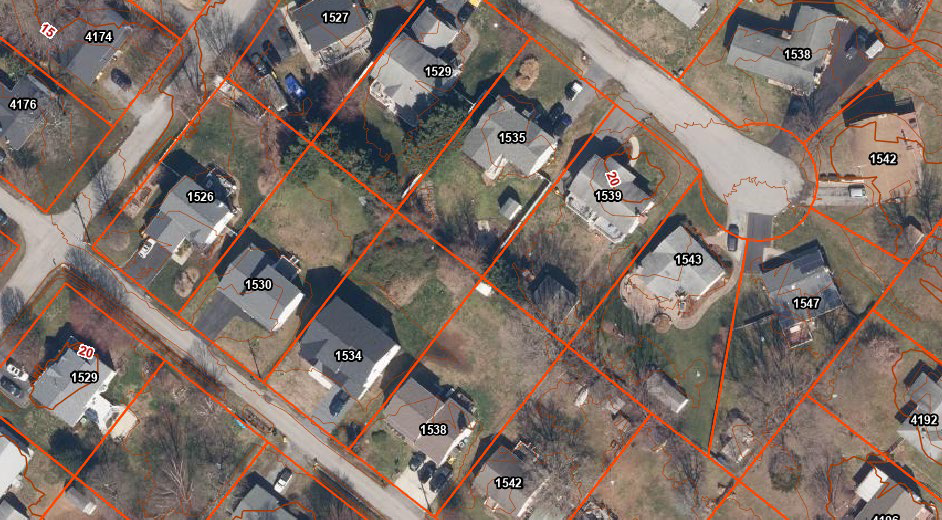 An example of a grading permit plan lacking necessary details.