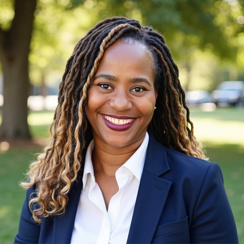 Portrait of Nkeshi Free