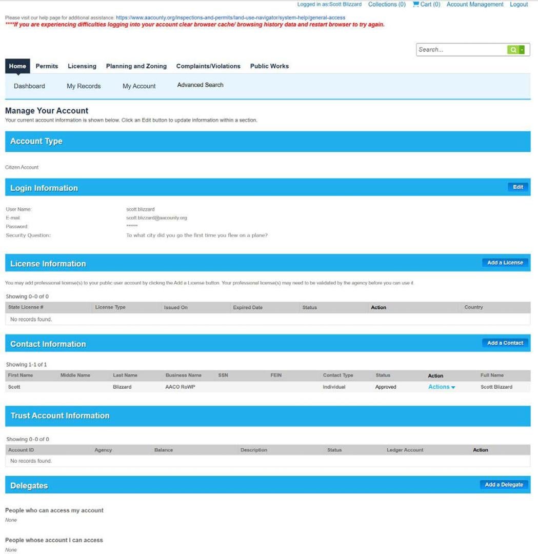 System Help: Creating and Setting Up an ACA Account