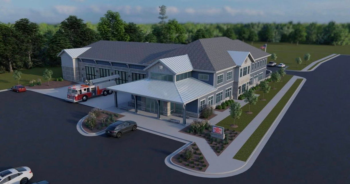 New Fire Station Location Rendering